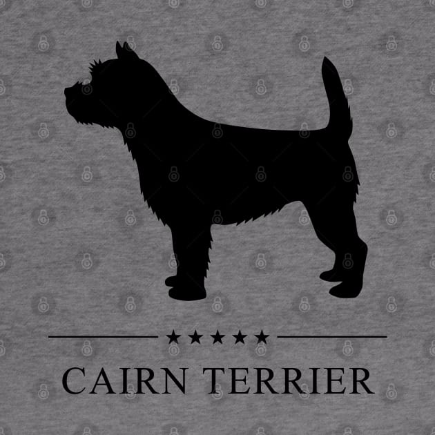 Cairn Terrier Black Silhouette by millersye